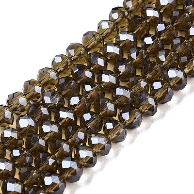 Electroplate Glass Beads Strands EGLA-A034-T10mm-A09-1