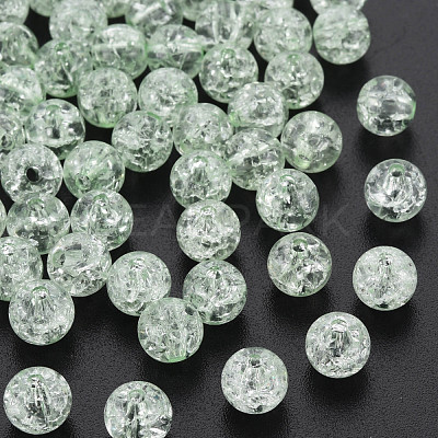 Transparent Crackle Acrylic Beads MACR-S373-66-N03-1