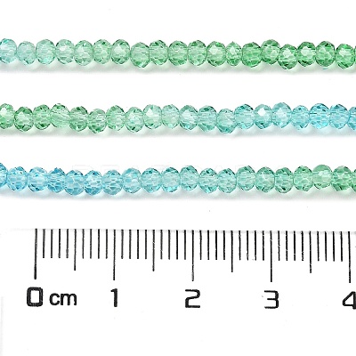 Transparent Painted Glass Beads Strands LS-DGLA-A034-T1mm-A17-1