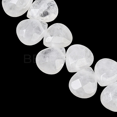 Natural Quartz Crystal Beads Strands G-T006-15-1