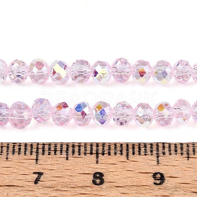 Transparent Glass Beads Strands LS-EGLA-N016-4mm-04-1