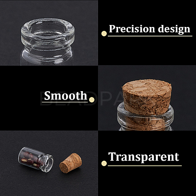 100Pcs Mini Tube Glass Wishing Bottles AJEW-CP0009-88-1