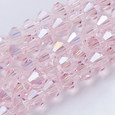 Glass Beads Strands X-EGLA-S056-10-1