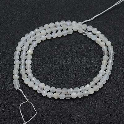Natural White Moonstone Beads Strands G-E411-07-3mm-1