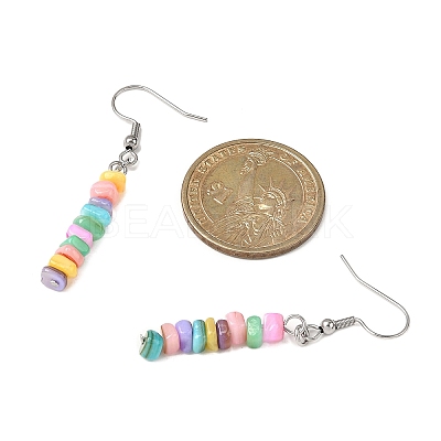 Natural Shell Jewelry Sets SJEW-JS01355-1