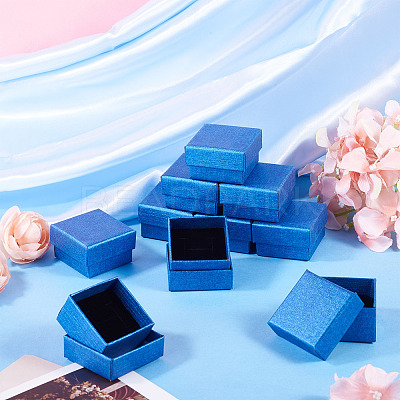 12Pcs Paper Packing Ring Boxes CON-TA0001-42C-1