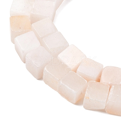 Natural Selenite Beads Strands G-B155-C08-8x8mm-1