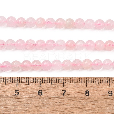 Natural Morganite Beads Strands G-F602-12-4mm-1