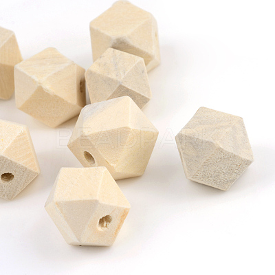 Unfinished Wood Beads X-WOOD-S661-10-1