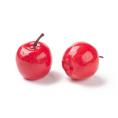 Mini Foam Imitation Apples LS-DJEW-XCP0001-05A-1