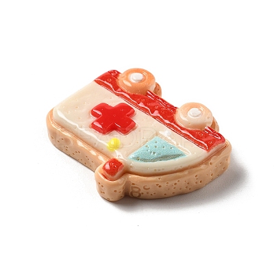 Vehicle Theme Opaque Resin Cabochons LS-RESI-C056-03D-1