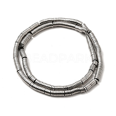 Non-magnetic Synthetic Hematite Beads Strands X-G-K011-4x1mm-03-1
