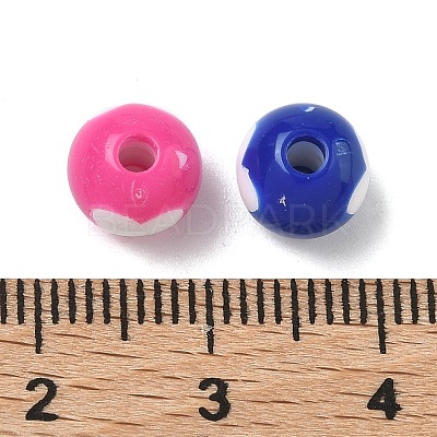 Opaque Acrylic Beads X-MACR-S775-8mm-M-1
