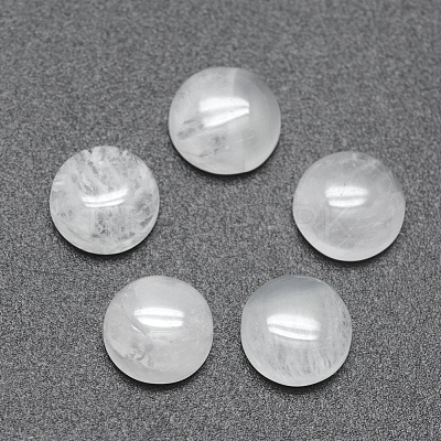 Natural Quartz Crystal Cabochons G-E492-H-09-1
