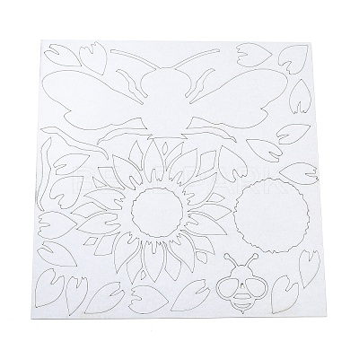 2Pcs Mirror Wall Stickers DIY-CN0001-96-1