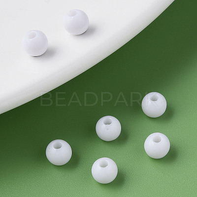 Opaque Acrylic Beads LS-X-MACR-S370-C6mm-01-1