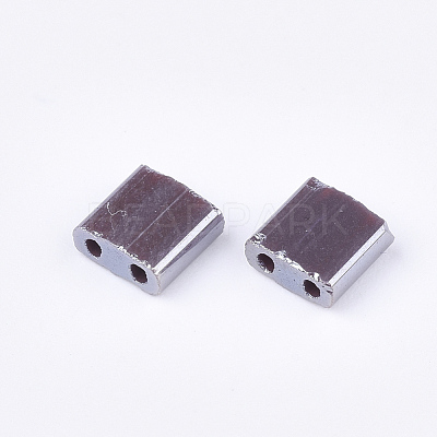 2-Hole Opaque Glass Seed Beads SEED-S023-27C-07-1