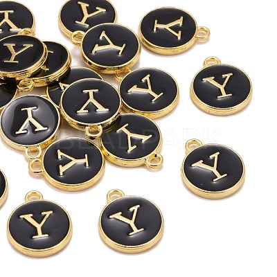Golden Plated Alloy Charms ENAM-S118-02Y-1