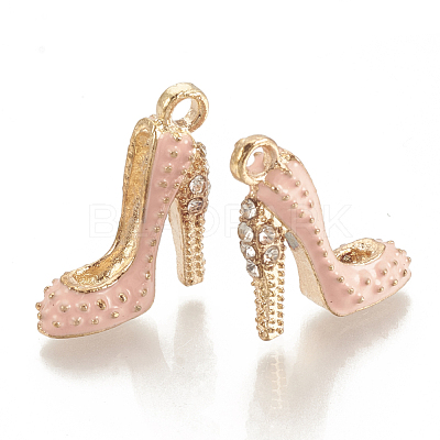 Alloy Enamel Stilettos Pendants X-ENAM-S115-042C-1