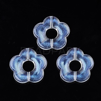 Transparent Acrylic Beads X-OACR-N008-069A-01-1