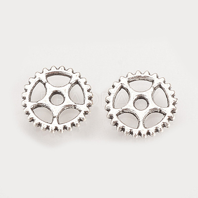 Tibetan Style Alloy Steampunk Charms X-TIBE-Q075-46AS-LF-1