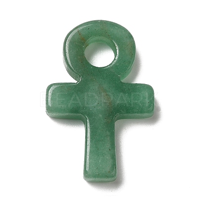 Natural Green Aventurine Pendants G-R492-03F-1