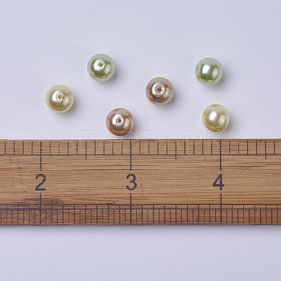 Glass Pearl Bead Sets HY-JP0001-03-K-1