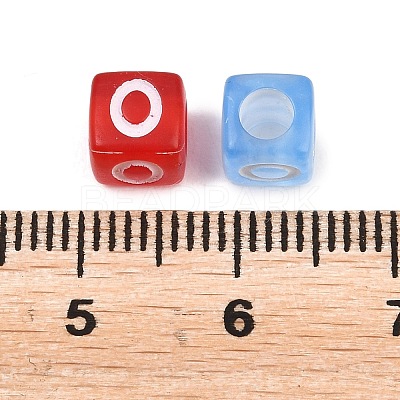Transparent Acrylic Beads TACR-Q263-02O-1