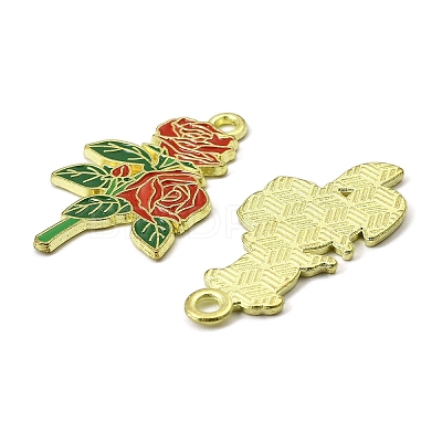 Alloy Enamel Pendants FIND-I064-06G-01-1