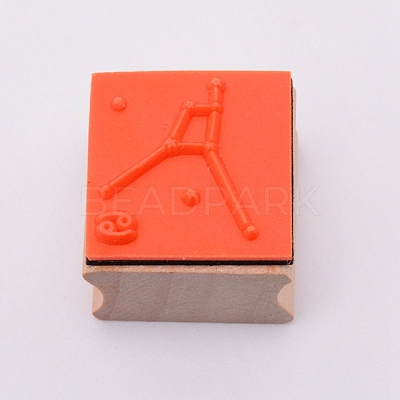 Wooden Stamps DIY-WH0175-46D-1