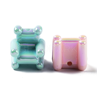 UV Plating Acrylic Beads MACR-K357-10L-1
