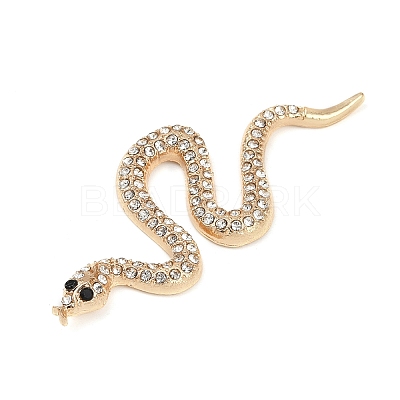Alloy with Rhinestones Jewelry Accessory PALLOY-R156-01G-02-1