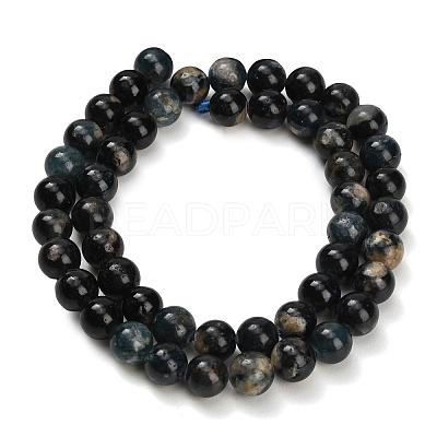 Natural Blue Tourmaline Beads Strands GG-NH0002-A01-8mm-1