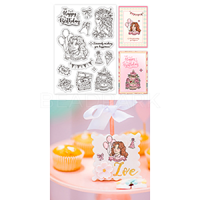 PVC Plastic Clear Stamps DIY-WH0448-0721-1
