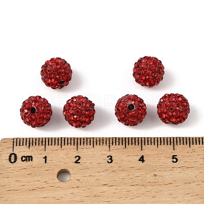 Polymer Clay Rhinestone Beads RB-N006-41-1