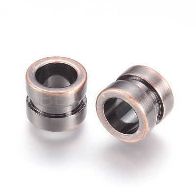 304 Stainless Steel Beads STAS-E144-028R-1