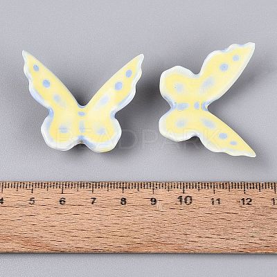 Handmade Porcelain Beads PORC-Q008-01B-1