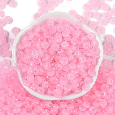 Transparent Colours Glass Seed Beads SEED-P008-01B-07-1