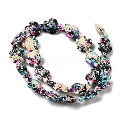 Synthetic Turquoise Dyed Beads Strands G-P507-05H-1