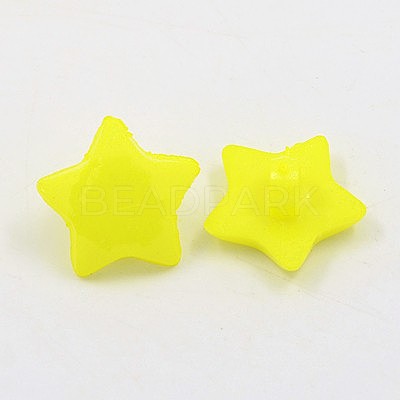 Acrylic Shank Buttons BUTT-E030-B-10-1