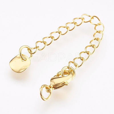 Brass Chain Extender X-KK-I633-04G-NR-1