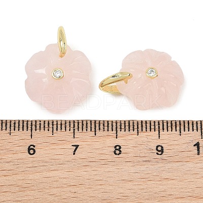 Natural Rose Quartz Pendants GG-NH0016-01G-04-1