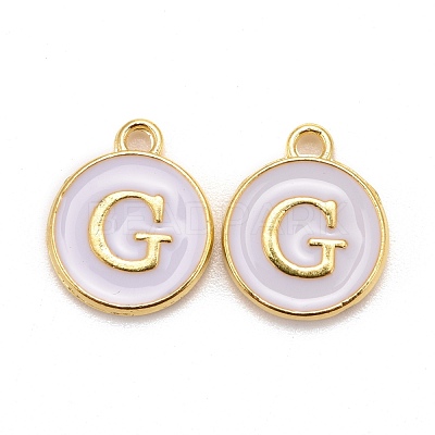 Golden Plated Alloy Charms ENAM-S118-01G-1