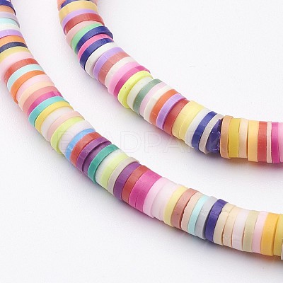 Handmade Polymer Clay Beads CLAY-R067-5.0mm-M1-1