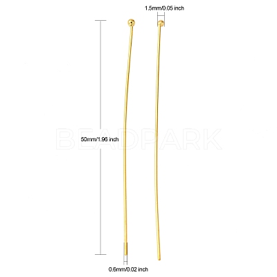 Brass Ball Head pins RP0.6X50MM-NFG-1