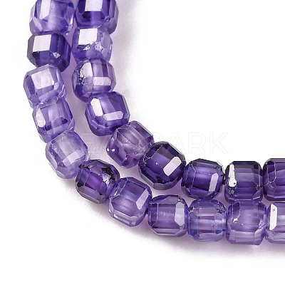 Cubic Zirconia Bead Strands ZIRC-P109-01B-04-1