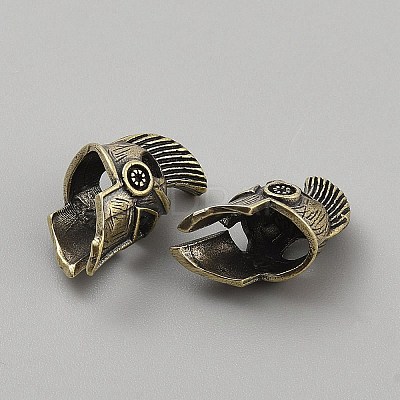 Helmet Brass Beads FIND-WH0436-82A-1
