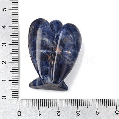 Natural Sodalite Angel Figurine DJEW-N006-01A-34-1