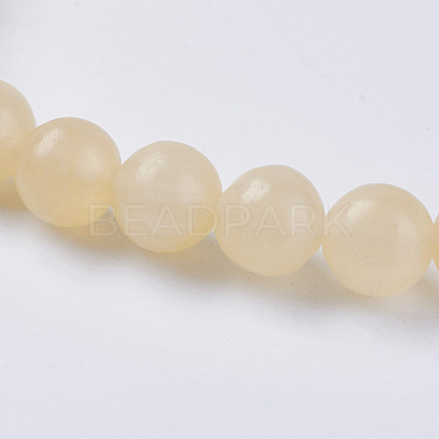 Natural Topaz Jade Beads Strands X-G-G515-10mm-03B-1