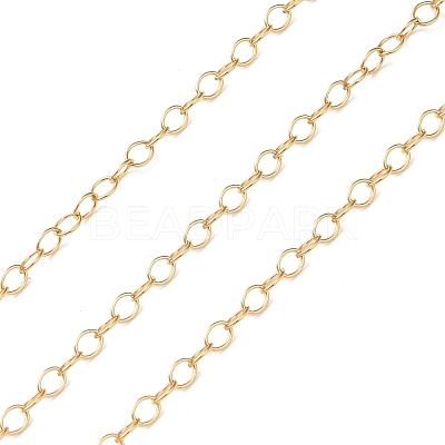Yellow Gold Filled Cable Chains CHC-M023-04G-1
